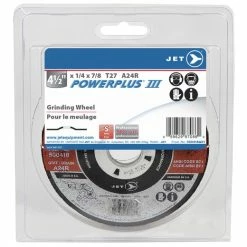 Best reviews of 🔥 Jet 500418A01 - 4-1/2 X 1/4 X 7/8 A24R POWERPLUS T27 Grinding Wheel - Clamshell Package 🌟
