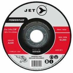 Coupon ❤️ Jet 500432 - 6 X 1/4 X 7/8 A24R POWERPLUS T27 Grinding Wheel 🧨