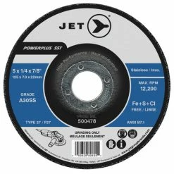 Flash Sale 🎁 Jet 500488 - 7 X 1/4 X 7/8 A30SS POWERPLUS SST T27 Grinding Wheel 🔔