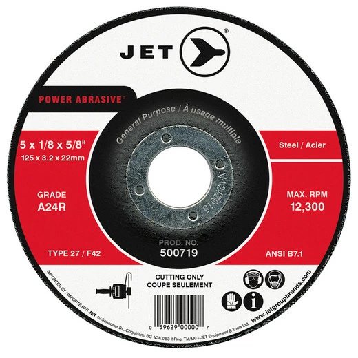 Budget ✨ Jet 500711 - 4 X 1/8 X 5/8 A24R POWER ABRASIVE T27 Cut-Off Wheel 😀