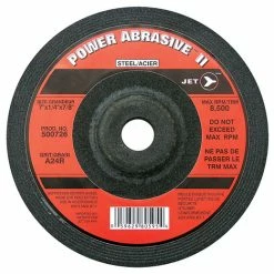Discount 😍 Jet 500726 - 7 X 1/4 X 7/8 A24R POWER ABRASIVE T27 Grinding Wheel ⭐