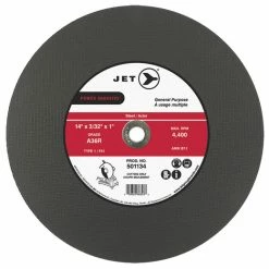Best reviews of ✔️ Jet 501134 - 14 X 3/32 X 1 A36 POWER ABRASIVE T1 Cut-Off Wheel 🌟