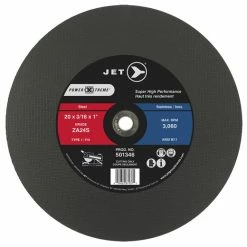 Discount 🔥 Jet 501346 - 20 X 3/16 X 1 ZA24S POWER-XTREME T1 Cut-Off Wheel 🎉
