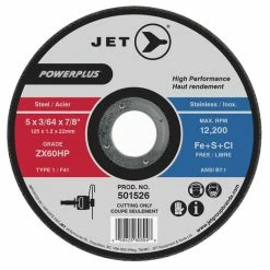 Best deal 😀 Jet 501528 - 5 X 3/32 X 7/8 ZX30HP POWERPLUS III T1 Cut-Off Wheel 🛒