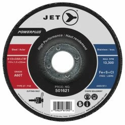 Outlet 👏 Jet 501621 - 4-1/2 X 3/64 X 7/8" A60T POWERPLUS T27 Cut-Off Wheel 😉