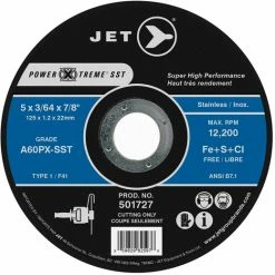 Best reviews of 👍 Jet 501737 - 7 X 1/16 X 7/8 A46PX-SSt POWER-XTREME SST T1 Cut-Off Wheel ⭐