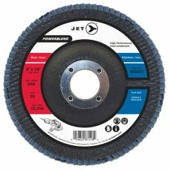 Top 10 ⌛ Jet 503231 - 6 X 7/8" Z40 POWERBLEND T29 Zirconia Flap Discs ⌛