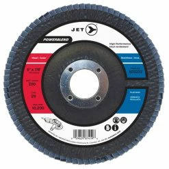 Coupon 👏 Jet 503233 - 6 X 7/8" Z60 POWERBLEND T29 Zirconia Flap Discs 🔥