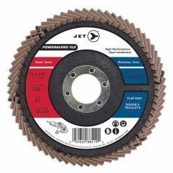 Wholesale 😉 Jet 503325 - 5 X 7/8 Z40 POWERBLEND FLX Flexible Zirconia Flap Disc 🎁