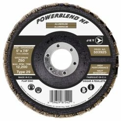 Outlet 🎉 Jet 503925 - 5 X 7/8 Z60 POWERBLEND NF Flap Disc 😍