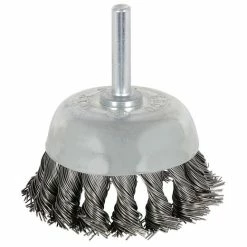 Budget 🧨 Jet 550802 - (8046) 2-3/8 X 1/4" Shaft Mounted Knot Twisted Cup Brush ⭐