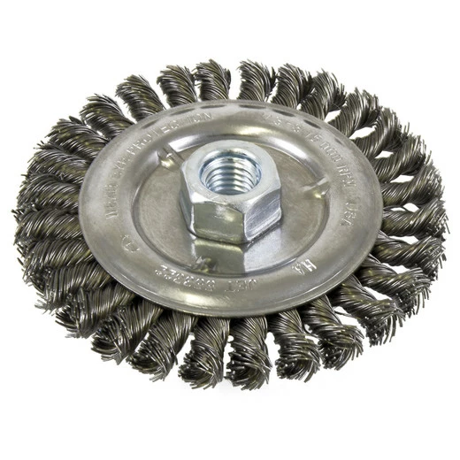 Best Sale ๐ฅ Jet 553322 - (5K123-T) 5 X 1/2 X 5/8-11NC Standard Face Knot Wire Wheel Threaded โ