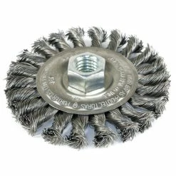 Coupon 😀 Jet 553327 - (4K123-T) 4 X 1/2 X 5/8-11NC Standard Face Knot Wire Wheel Threaded 💯