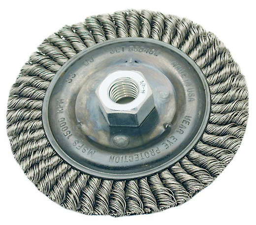 Promo ๐ Jet 553432 - (4SB120-T) 4 X 1/4 X 5/8-11 NC Stringer Bead Brush ๐